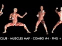 FIGHT CLUB – MUSCLES MAP – COMBO #4 – $12
