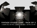 VINTAGE STUDIO LAMP – PACK OF 3 – $15