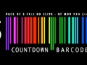 COUNTDOWN BARCODES – RAINBOW – PACK OF 5 – $15
