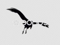 BLACK BIRD, RAVEN, CROW – FLYING – LOOP – II – $25