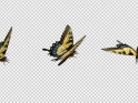 FLYING BUTTERFLY – YELLOW SWALLOWTAIL – LOOP – $10