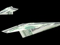 ORIGAMI AIRPLANE – 100 USD BILL – PACK OF 2 – $12