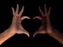 HEART HANDS – WHITE & BLACK – TRANSPARENT TRANSITION – $5